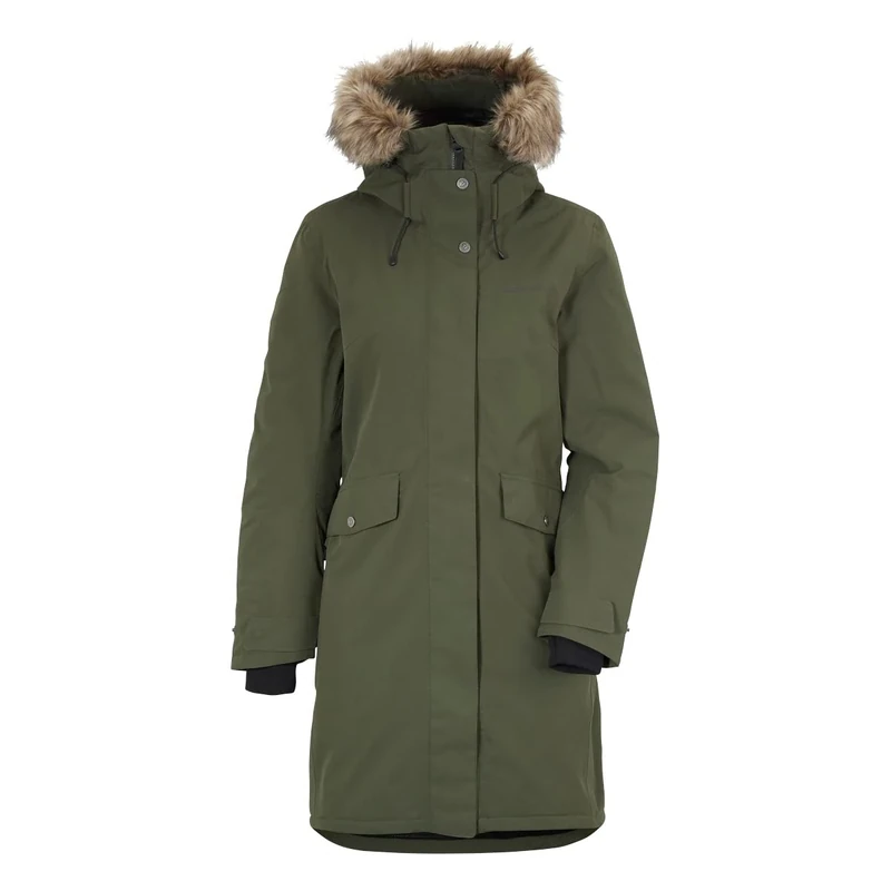 Didriksons Women's Erika Parka, Deep Green, 12