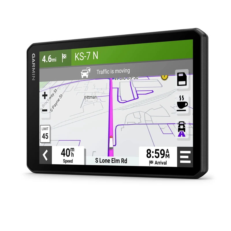 Garmin dēzlCam LGV 710 MT-D Truck GPS Sat Nav, 7" display, Built in Dash Cam, Custom Routing, Forward Collision/ Lane Departure warning, Birdseye Direct Satellite Imagery,Video storage,Digital Traffic