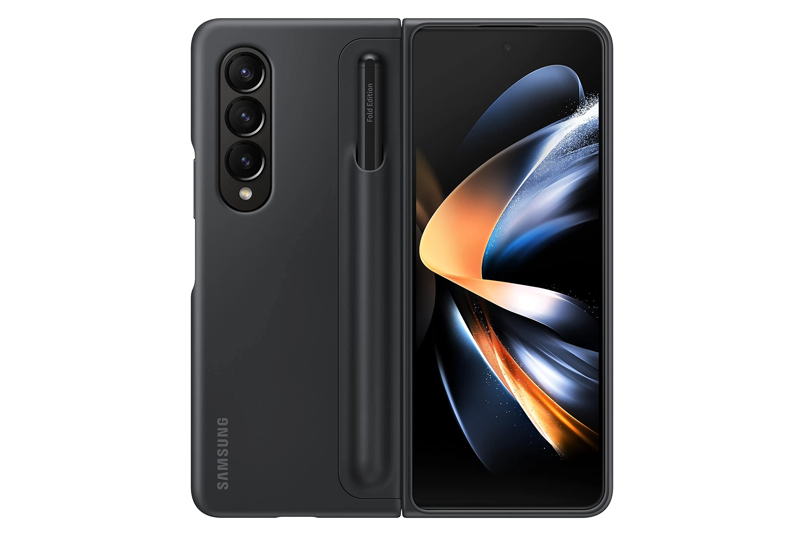 Samsung Galaxy Z Fold 4 Standing Cover Case + S-Pen - Black