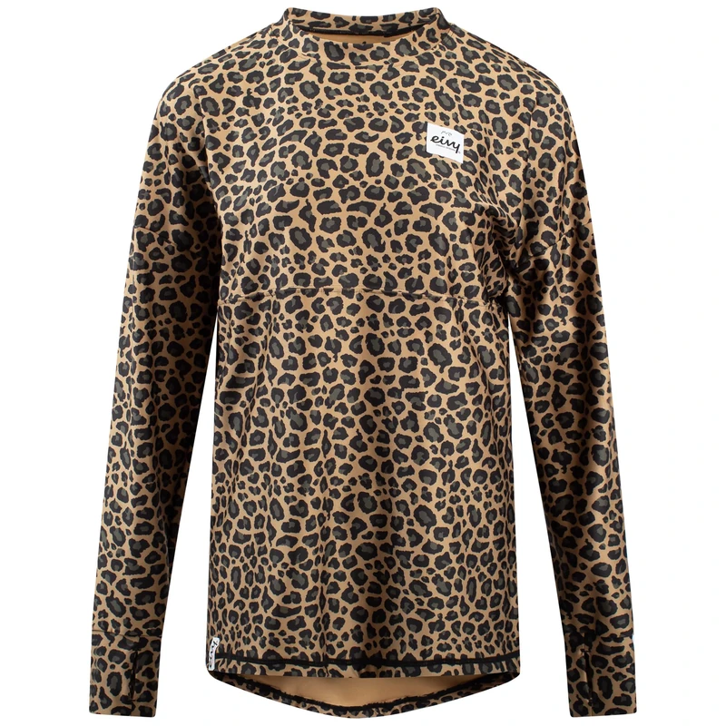 Eivy Baselayer Top's Venture Yoga Shirt, Leopard, L