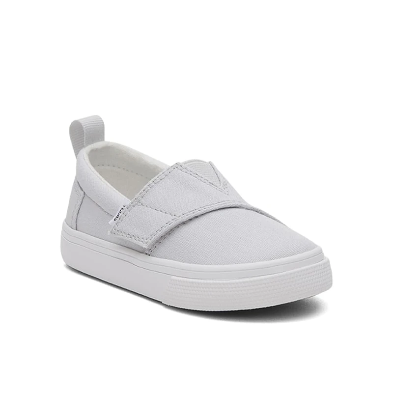 TOMS Youth Boy Alpargata Fenix Slip On Loafer Flat, Grey, 4 UK