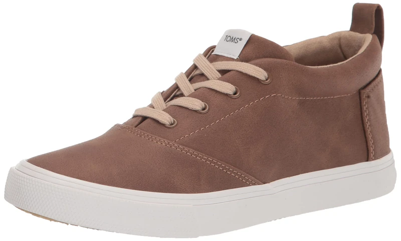 TOMS Youth Sneakers - Vulcanized Mid-Cut with Durable Rubber Sole & Comfort Insoles - Supports Mental Health Causes
