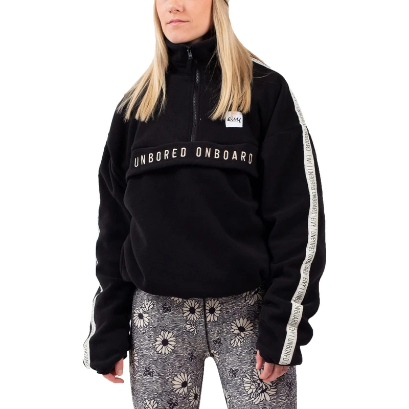 Eivy Women's Ball Fleece Sweater, Black, S