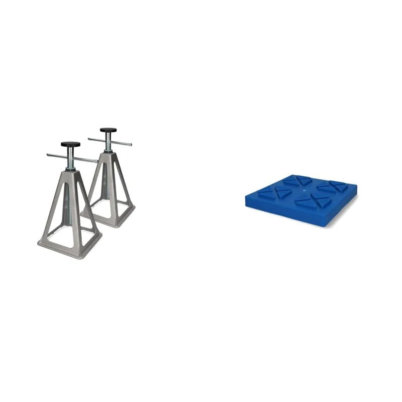 Cartrend Caravan Support Stand - Stackable Base Plates, Underlay Plates for Motorhome & Caravan Accessories