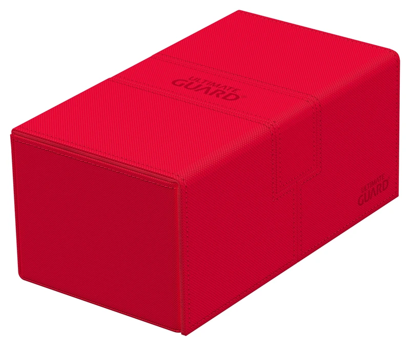 Ultimate Guard Twin Flip`n`Tray 200+ XenoSkin Monocolor Red