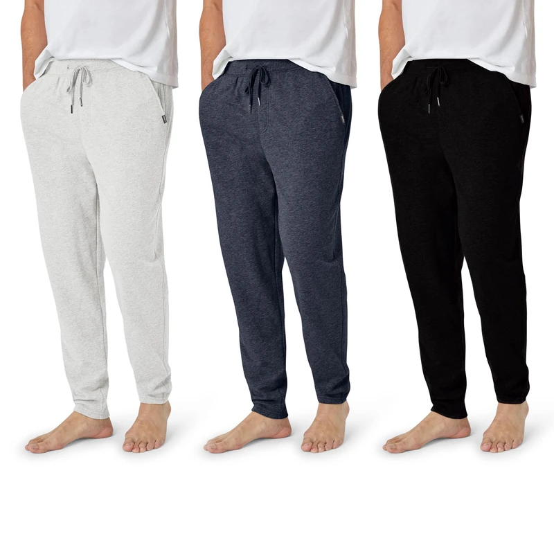 Eddie Bauer Mens 3 Pack Lounge Pants, Assorted Colors - 3, X-Large - Image 1