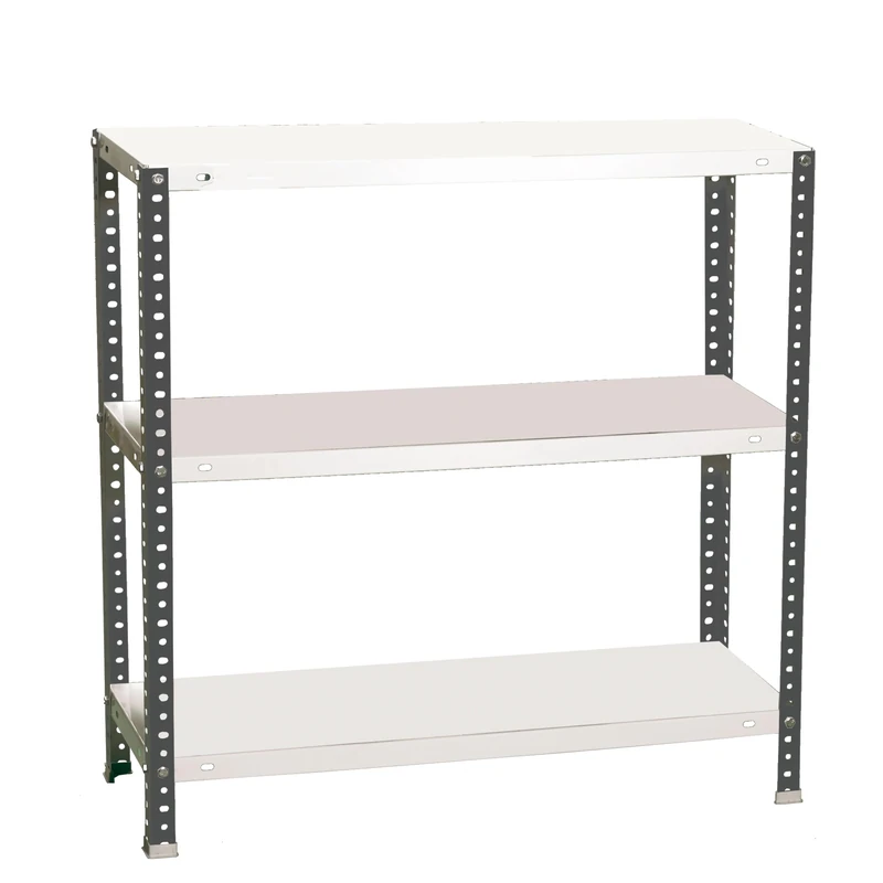 Simon Rack Garage Shelving Units 1000x900x300 mm, 3 Tier Steel Rack, 100 kg per Shelf, Anthracite/White - Comfort