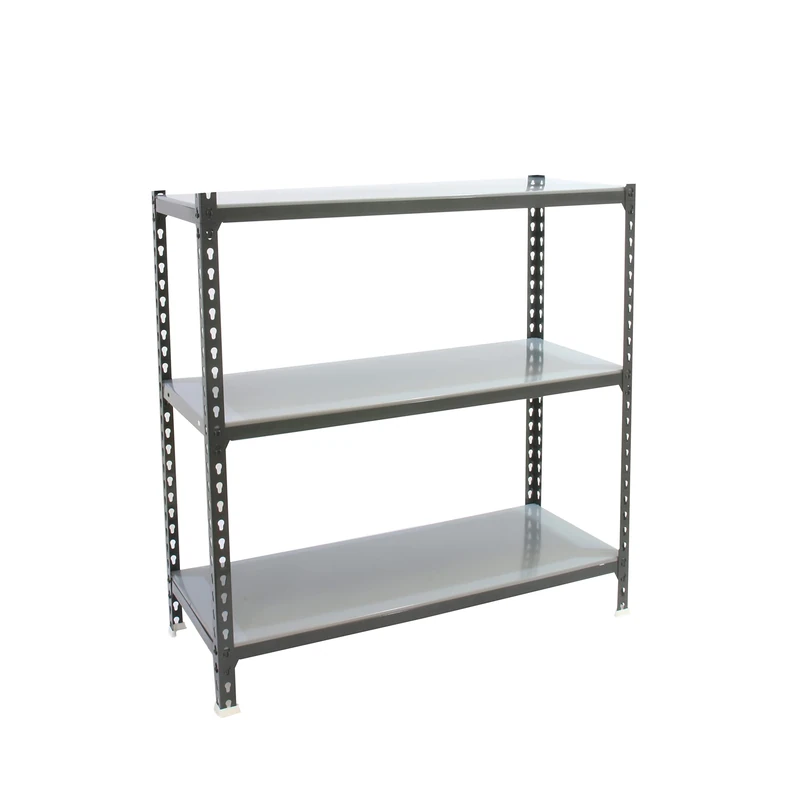Simon Rack Garage Shelving Units 900x1000x400 mm, 3 Tier Steel Rack, 180 kg per Shelf, Anthracite/Galvanised - Simonclick