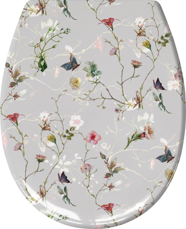 Kleine Wolke 1860148075 WC-Sitz Toilet seat, Multi-Coloured, Länge 37 cm, Breite 45 cm, Höhe 5 cm