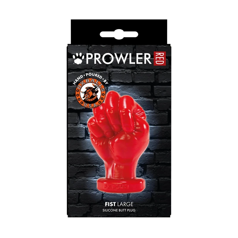 Prowler RED by Oxballs - The Fist - Large in Red - Length of 6" - Width of 2"- 4"