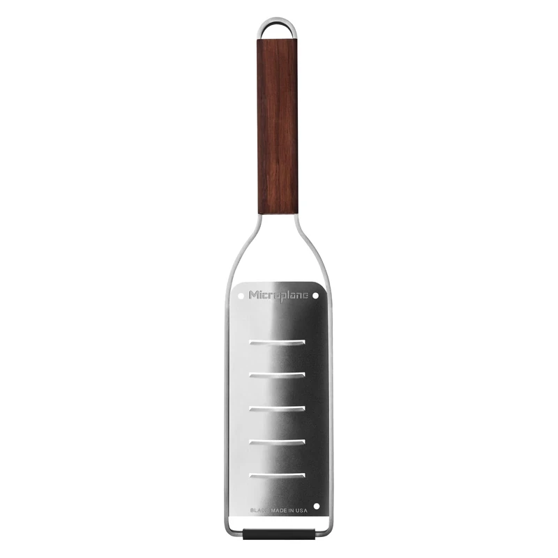 Microplane Large Shaver | Stainless Steel Food Slicer | Ergonomic Handle Grater | Perfect for Hard Cheese, Chocolate, Carrots, Ginger, Truffle and More