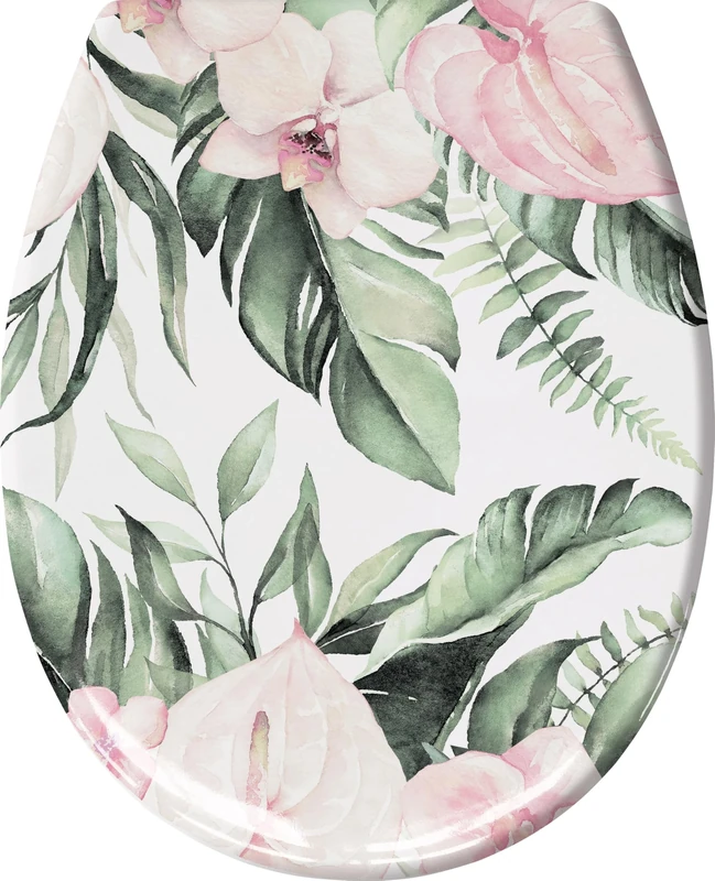 Kleine Wolke 1859148075 Toilet seat, Multi-Coloured, Länge 37 cm, Breite 45 cm, Höhe 5 cm