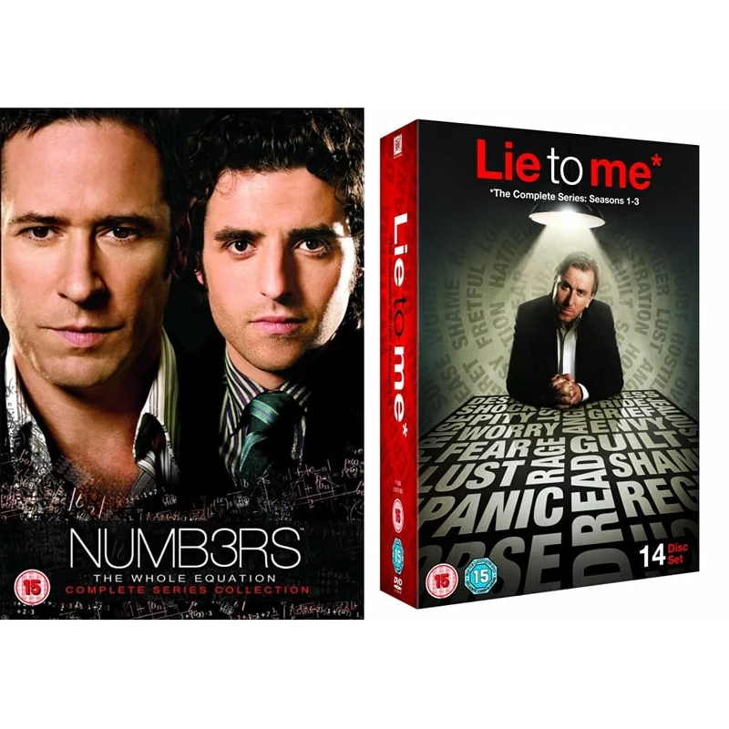Numb3rs - Seasons 1-6 Complete & Lie to Me - Complete Season 1-3