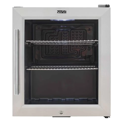 Dellonda Baridi 50L Drinks Fridge & Wine Mini Cooler Table Top Fridge with LED Light, Stainless Steel - DH75A