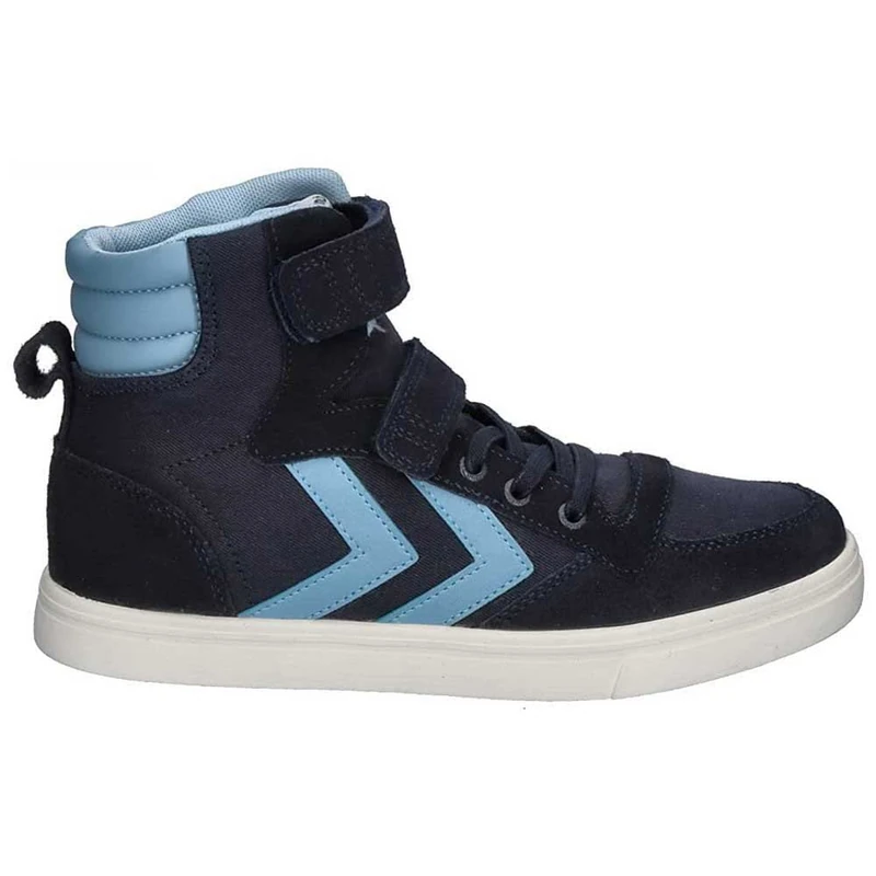 hummel Velcro Rubber Boot Slimmer Stadil Boys Size, Black Iris 217937, 10.5 UK Child