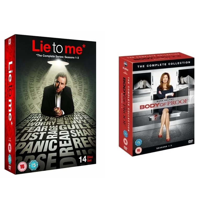 Lie to Me - Complete Season 1-3 & Body of Proof - Season 1-3