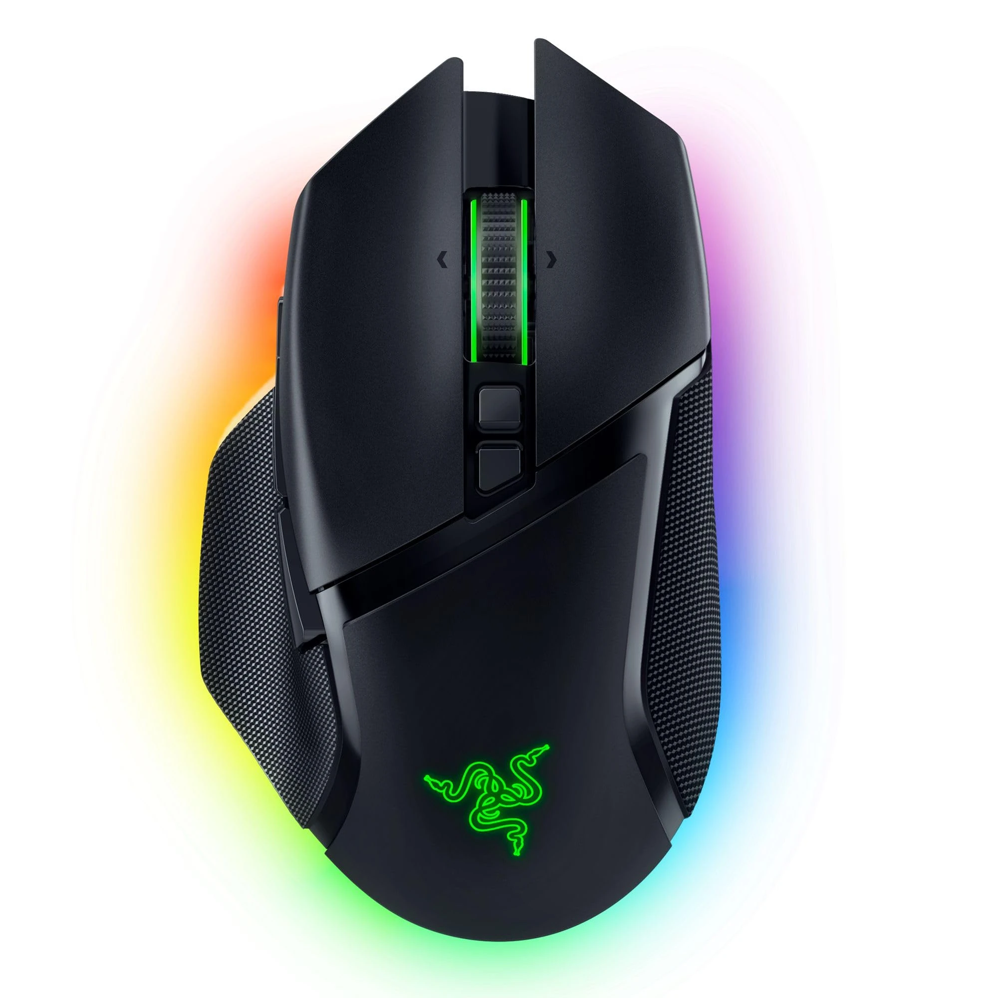 Razer Basilisk V3 Pro - Customizable Wireless Gaming Mouse HyperScroll Tilt Wheel (Focus Pro 30K Optical Sensor, 13-Zone Chroma Lighting, 10+1 Programmable Buttons) Black