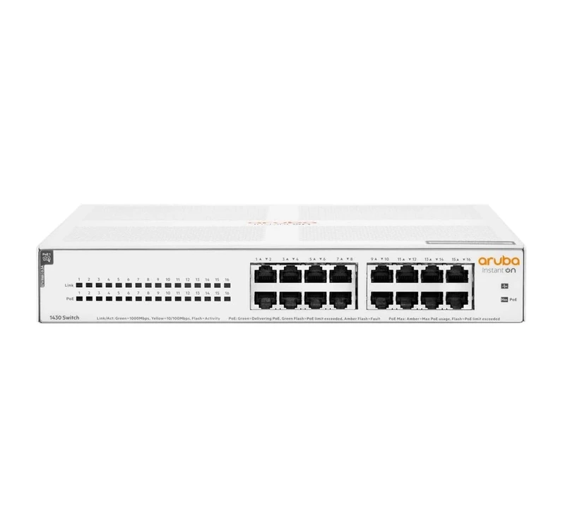 HP Enterprise Aruba Instant ON 1430 16G PoE (124W) Switch RM
