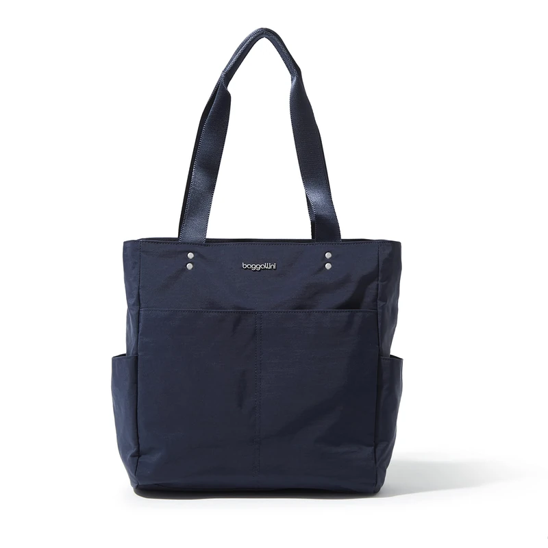 Baggallini Carryall Daily Tote, French Navy, One Size