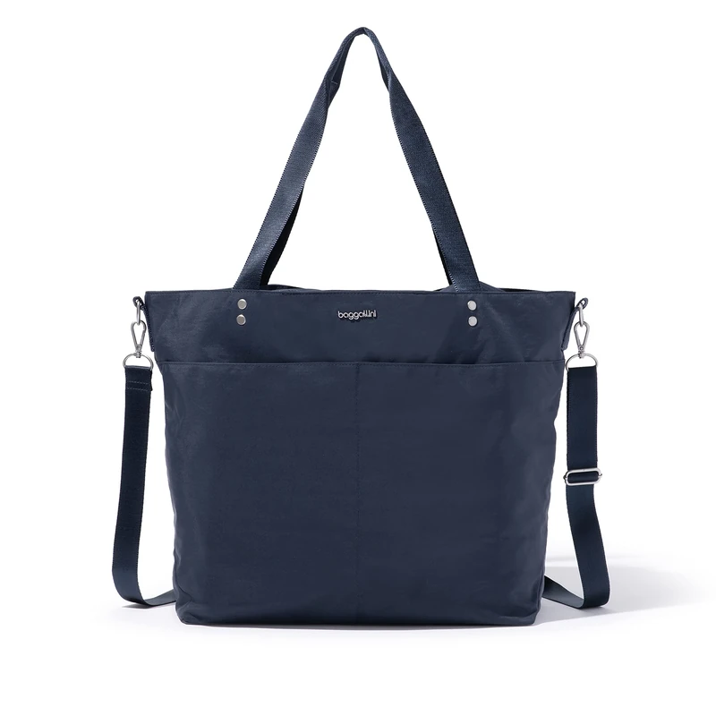 Baggallini Women's Large Carryall Tote, French Navy, L