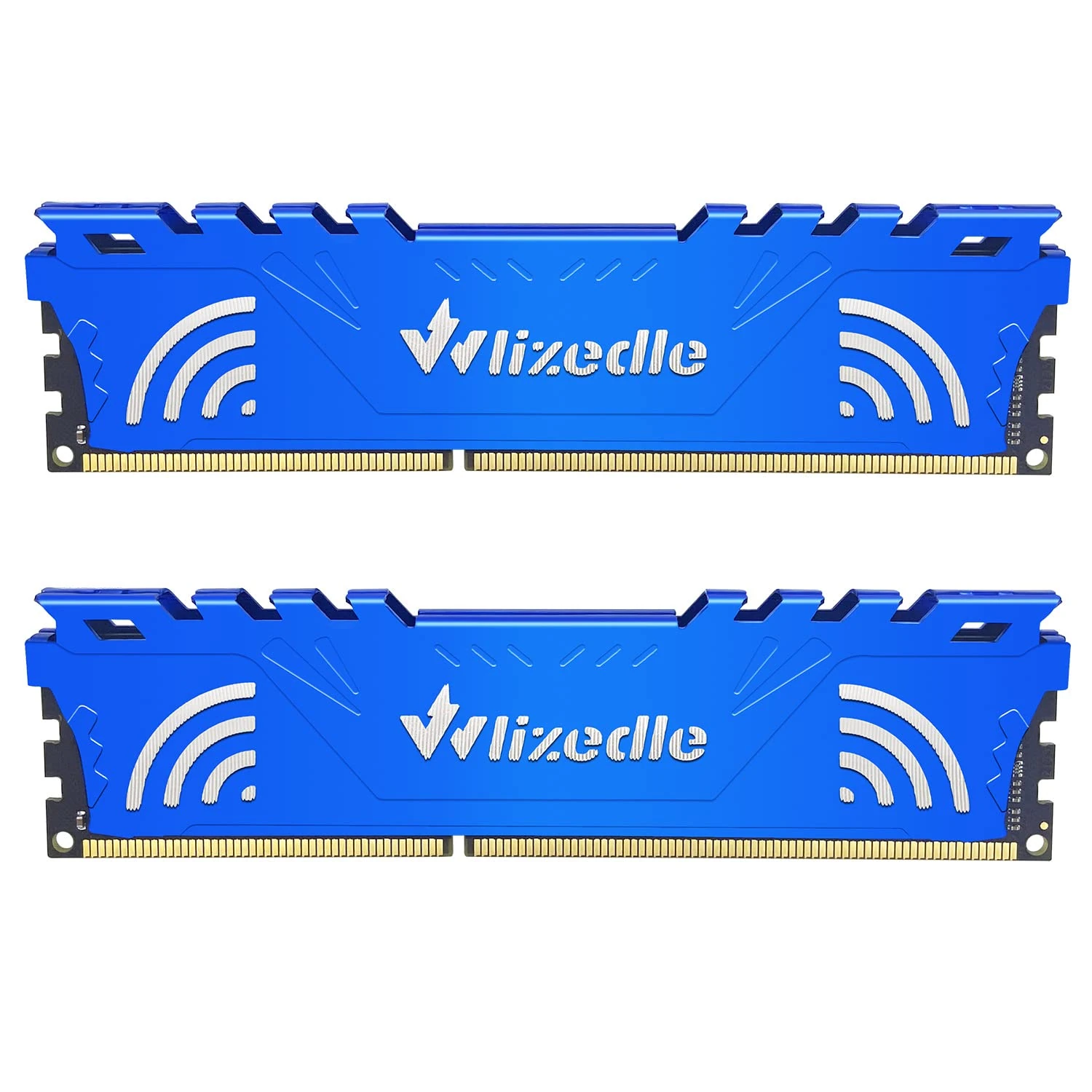 Wlizedle DDR3 RAM 16GB Kit (2x8GB) 1866MHz CL13 U-DIMM Desktop Memory PC3-14900 240-Pin 1.5V 2Rx8 Dual Rank Channel Non-ECC Unbuffered PC Computer Sdram Sticks Module Upgrade, Blue