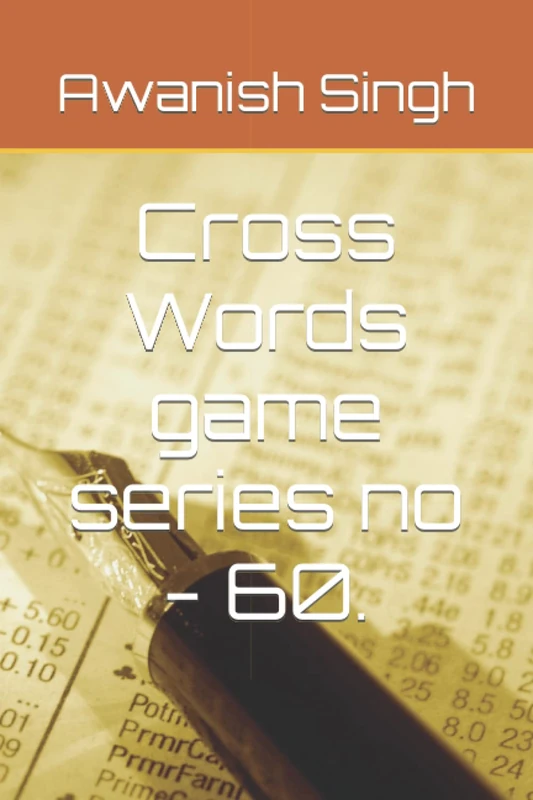 Cross Words game series no - 60.