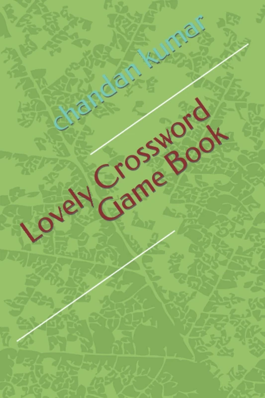 Lovely Crossword Game Book
