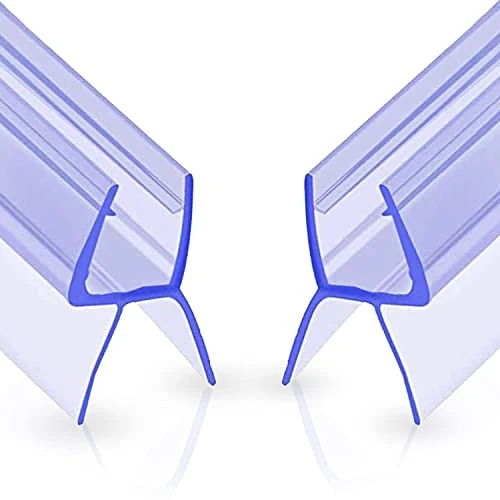 2 x 90 cm Shower Door Seal - Shower Seal for 6 mm / 7 mm / 8 mm Glass Thickness - Water Repellent
