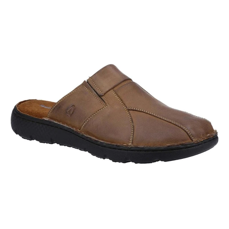 Hush Puppies Men's Carson Mule Sandal, Brown, 7