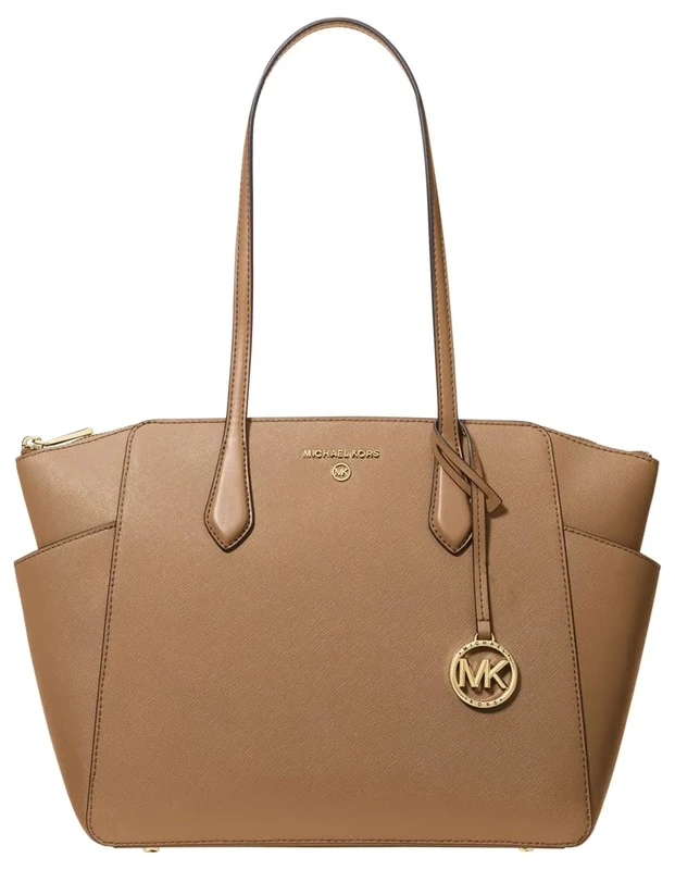 Michael Kors Marilyn Medium Top Zip Tote Husk One Size