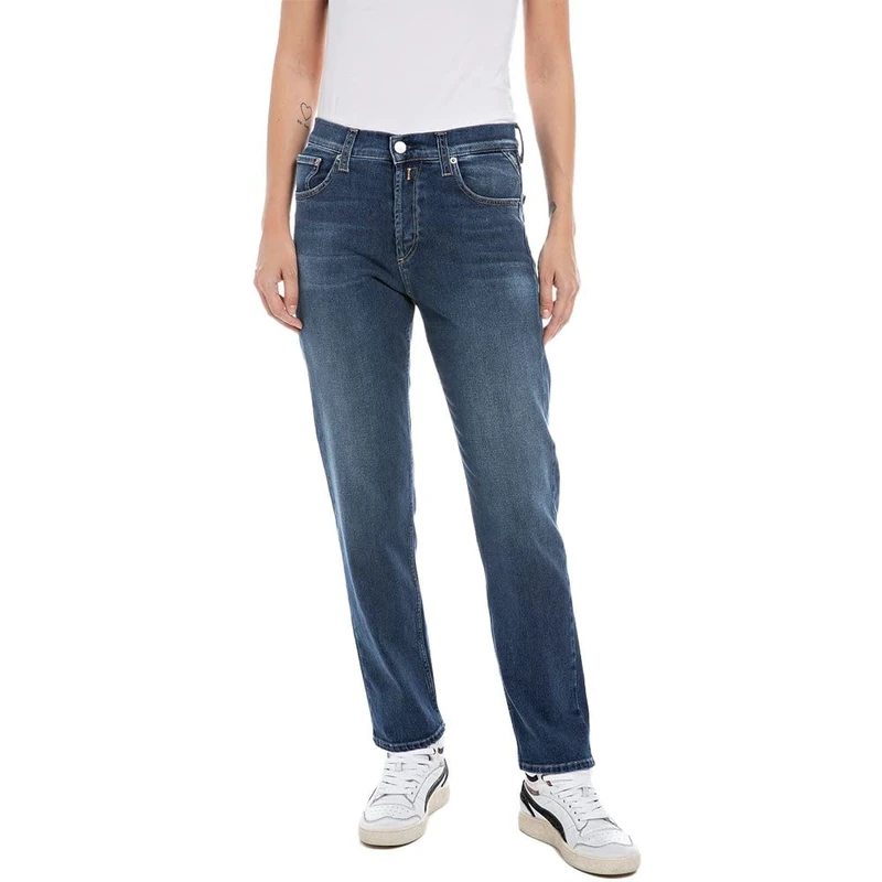 REPLAY Maijke Women's Straight Jeans, 007 Blu Scuro, 24 W/30 L