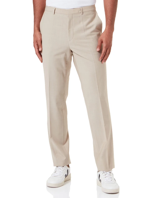HUGO Men's Hesten232x Trousers, Light beige274, 48