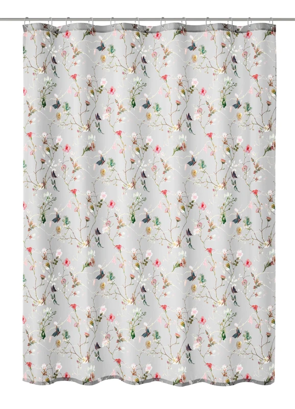 Kleine Wolke Flores Shower Curtain 180 x 200 cm Multi-Coloured