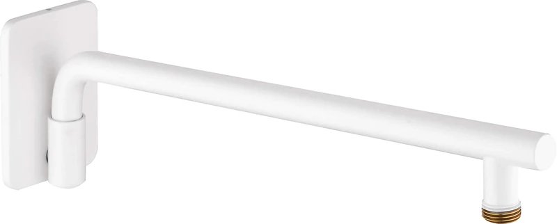 Wall Mount Movable Shower spout from Deante Cascada - Bianco - NAC_A40K - Image 1