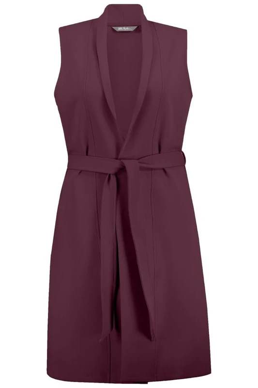 Ulla Popken Ladies Vests Brown 62-64 Plus Sizes EU 62-64, brown, 36