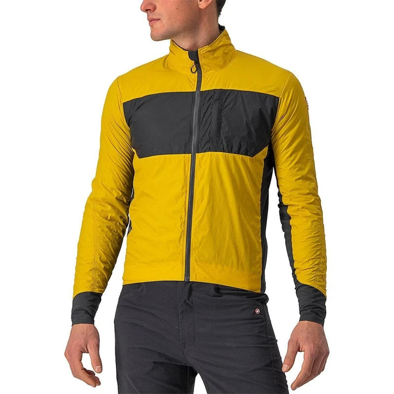 CASTELLI 4521507-755 UNLIMITED PUFFY JKT Jacket Men's GOLDENROD/DARK GRAY Size M