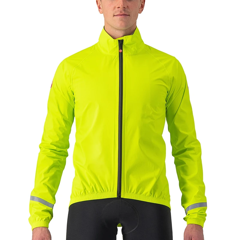 CASTELLI 4521500 EMERGENCY 2 RAIN JACKET Men's Jacket ELECTRIC LIME S