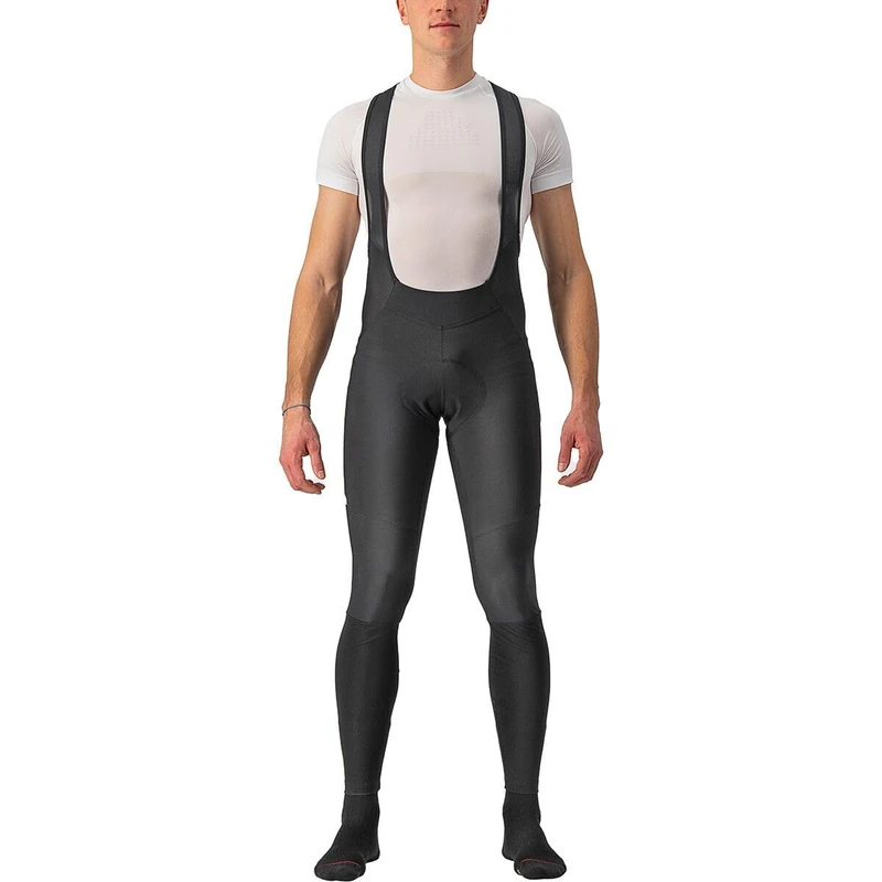 CASTELLI 4521517-383 VELOCISS.5 BIBTIGHT Tights Men's BLACK/ELECTRIC LIME Size XXL