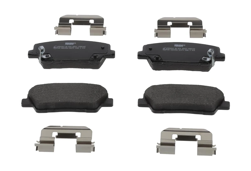 FERODO BRAKE PADS | FDB5048 | REAR | FOR GENESIS G70 2017- | OE-MATCHING QUALITY | ECO-FRICTION FUSE+ TECHNOLOGY