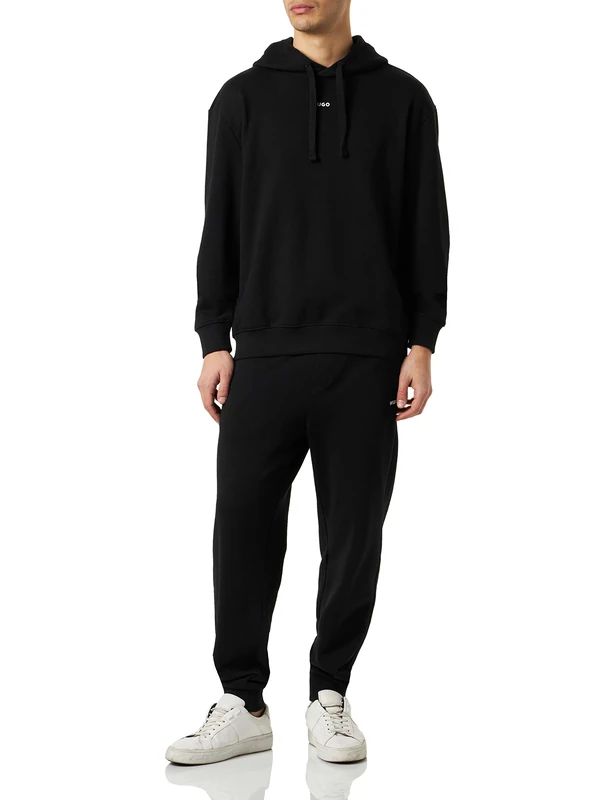 HUGO Mens DapoDayote Contrast-Branding Cotton Terry Tracksuit