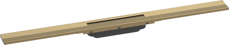 hansgrohe RainDrain Flex Shower Drain Set 800 mm Floor Drain Can Be Shortened Brushed Bronze