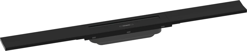 hansgrohe 56043670 RainDrain Flex Complete Set Shower Drain 700 Can Be Shortened Matte Black Channel, 70 cm