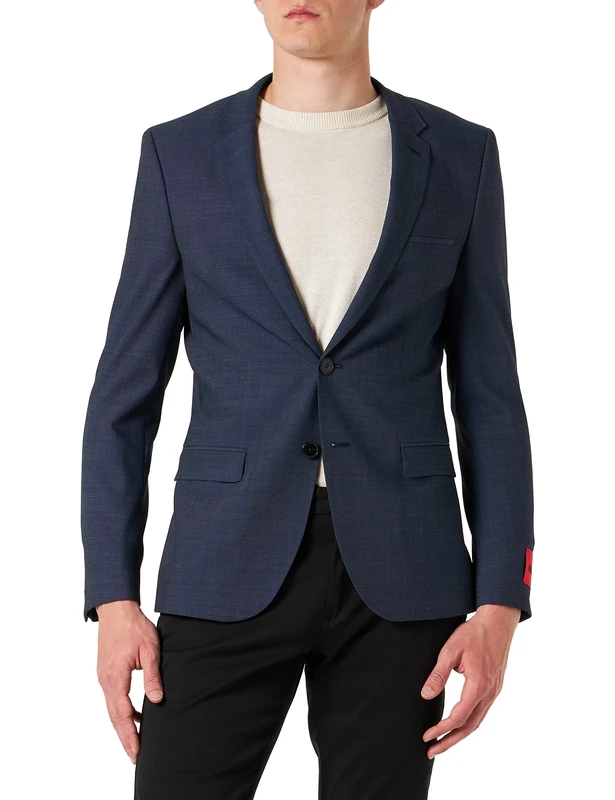 HUGO Men's ArtiM204X Jacket, Dark Blue405, 90, Dark Blue405