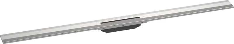hansgrohe RainDrain Flex Shower Drain Set 1200 mm Floor Drain Shower Can be Shortened for Wall Mounting, Brushed Stainless Steel