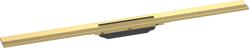hansgrohe RainDrain Flex Shower Drain Set 900 mm Floor Drain Can Be Shortened Polished Gold Look