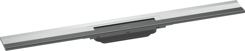 hansgrohe 56051000 RainDrain Flex Complete Set Shower Drain 800 Can be Shortened for Wall Mounting Chrome Channel, 80 cm