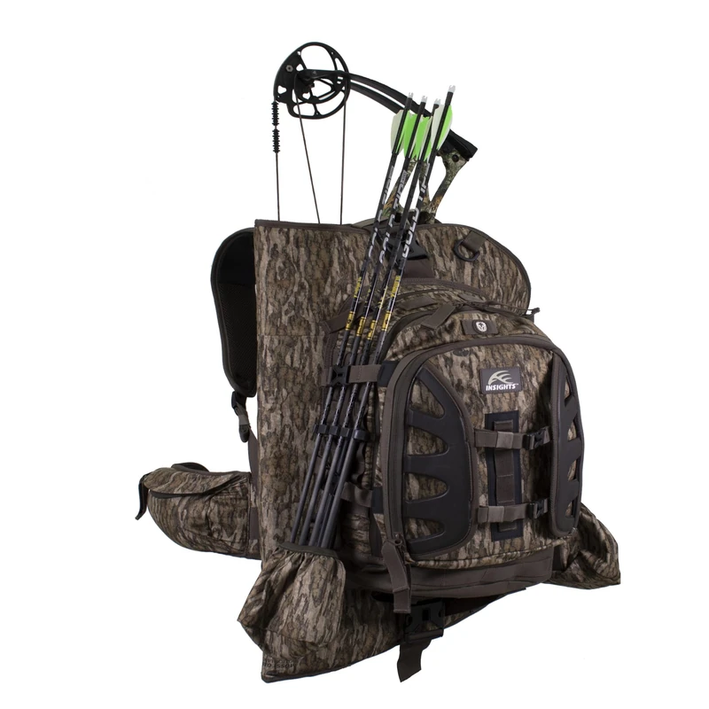 Insights Hunting by frogg toggs - The Vision Bow Pack, Camouflaged Hunting Pack, Mossy Oak Bottomland