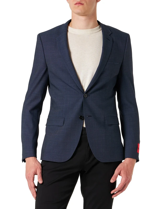 HUGO Men's Artim204x Jacket, Dark Blue405, 102 cm