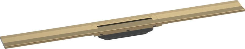 hansgrohe RainDrain Flex Shower Drain Set 900 mm Floor Drain Shower Can Be Shortened for Wall Mounting, Brushed Bronze