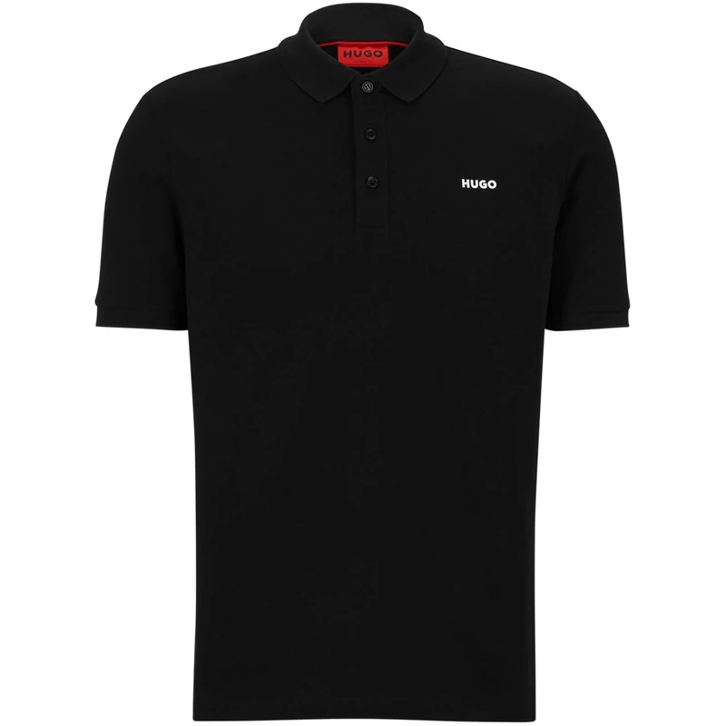 HUGO Mens Polo Shirt Black XL